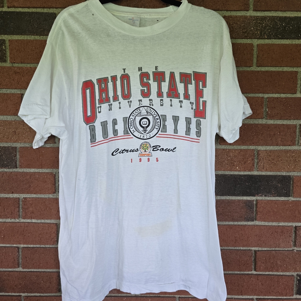 Vintage 1995 Ohio State University Buckeyes Citrus Bowl T-Shirt‎ Men’s Size XL